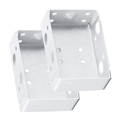 2X Venetian Blind Brackets for Easy Installation (White)