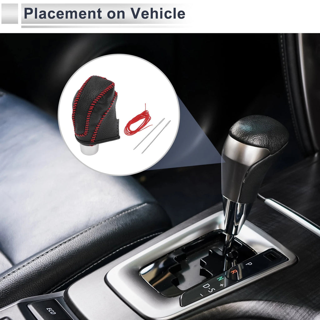 Gear Shift Knob Cover Replacement for Subaru Impreza (2017–2023) Pebbled Black