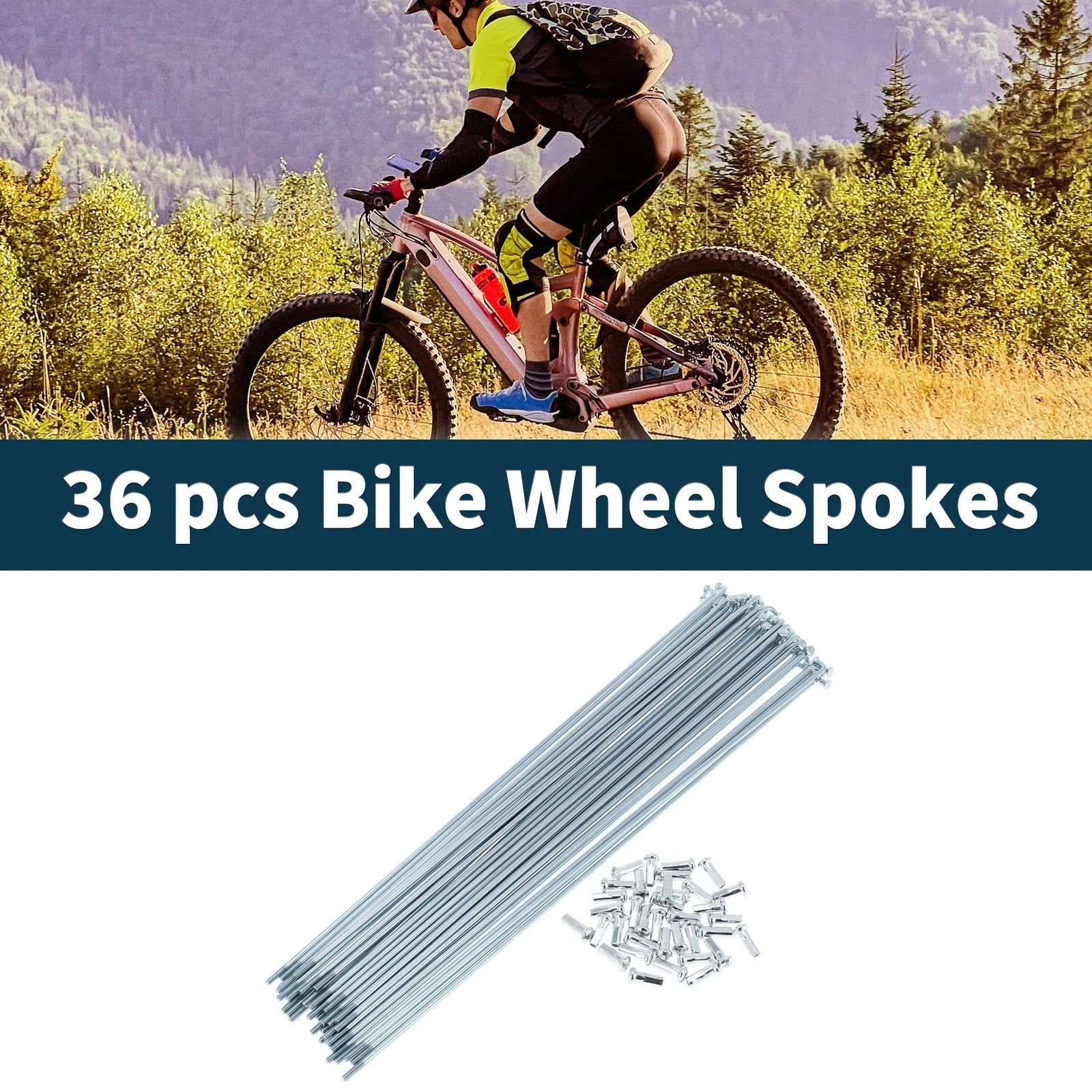 Bicycle Spokes Nipple Steel Galvanized 45mm Universal (Universal)