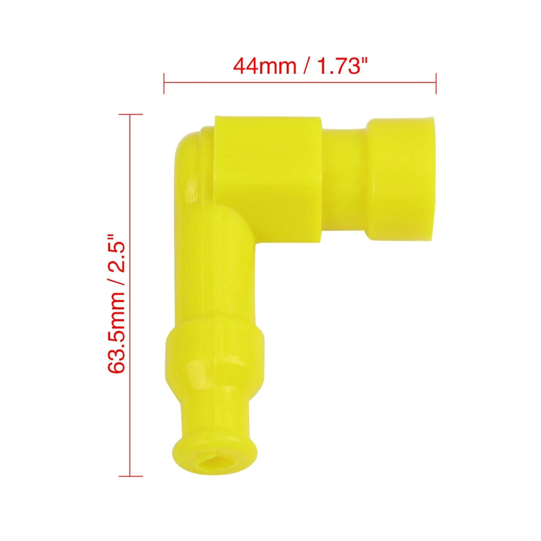 2pcs Spark Plug Caps Waterproof 90 Degree for CG125 WY125 Motorcycle (2001–2009)