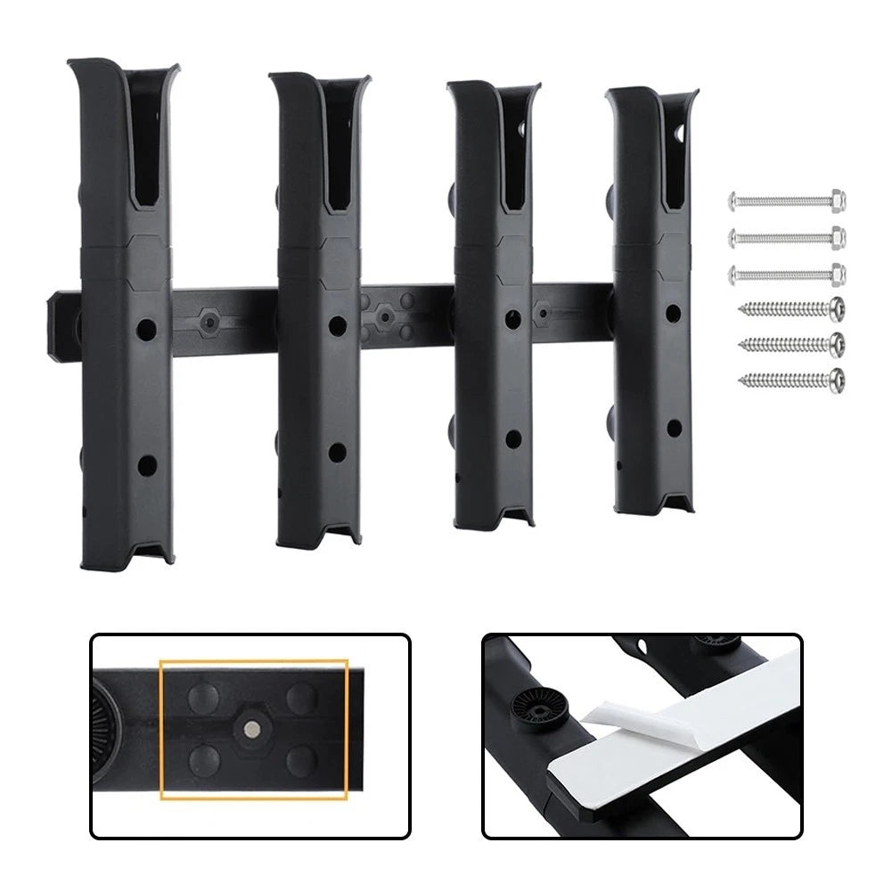 Adjustable Rod Holder for Kayak Yacht Boat Trailer - ABS Build
