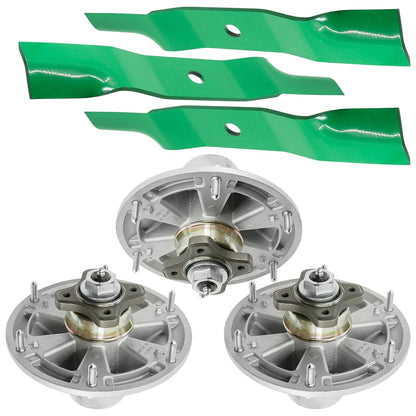 Deck Spindle and Blade Replacement for John Deere Z915B Z920R (2014–2019)