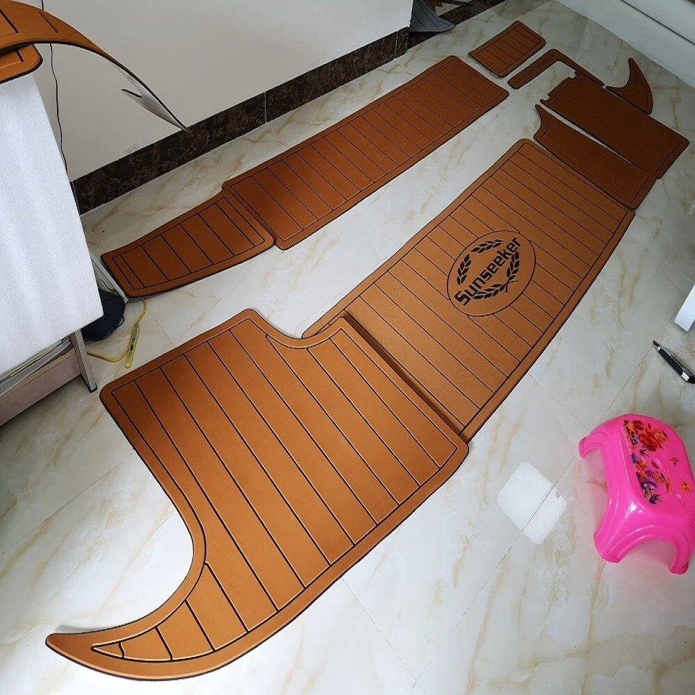 EVA Foam Faux Teak Deck Flooring for Sunseeker Camargue 51 (1996)
