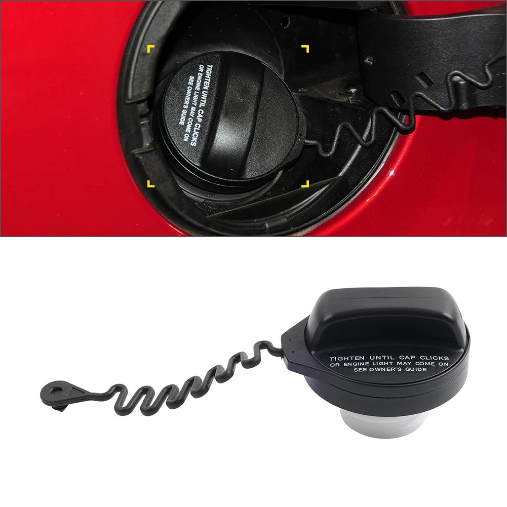 Fuel Cap for Land Rover Freelander 2 (2008–2015) - ABS, Tethered, Black