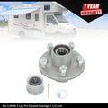 Galvanized Trailer Hub Kit for 2000lb 5 Lug (Pre Greased, 1.5 inch)