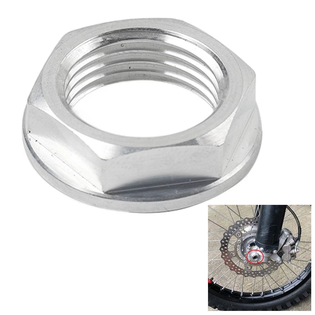 Front Axle Shaft Lock Nut M18XP1.5 for Suzuki RMZ250 RMZ450 (2004–2020)