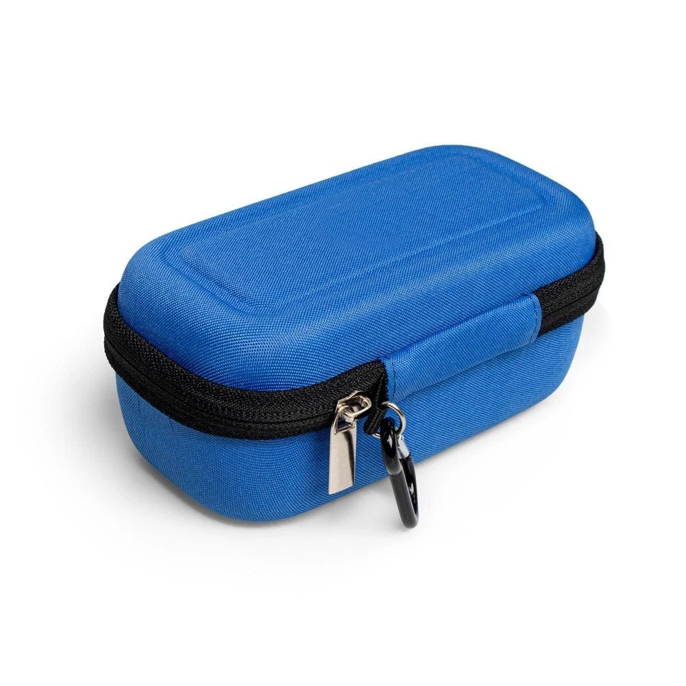 Portable Blue EVA Insulin Case for 8 Bottles (10ML Capacity)