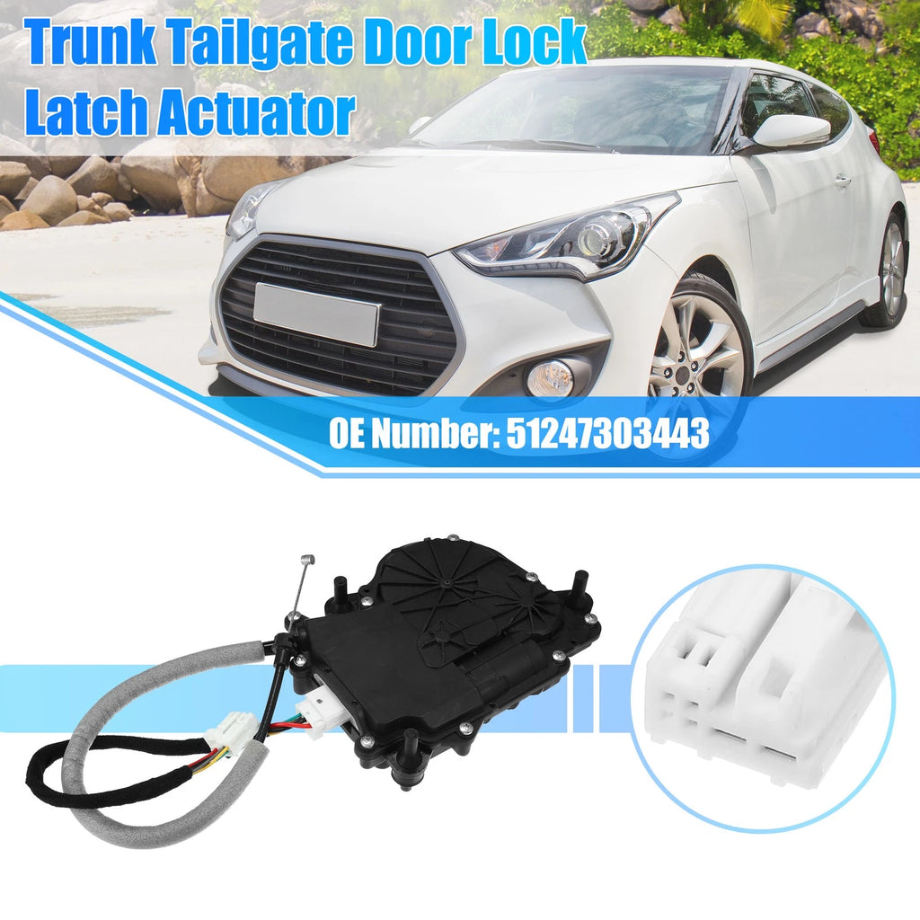 Trunk Tailgate Lock Latch Actuator Replacement Rear for BMW X5 (2014–2018)
