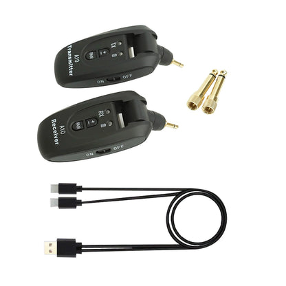 Wireless Transmitter & Receiver Set for Guitar (2.4GHz, 24Bit, 48KHz)