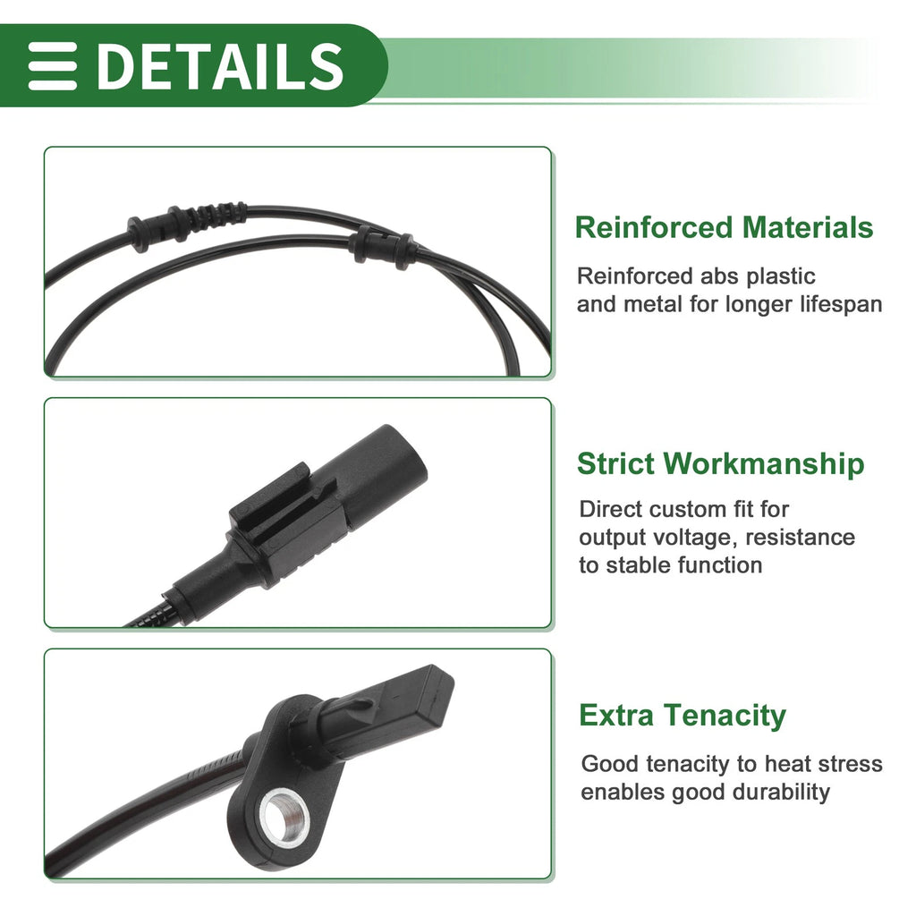 ABS Wheel Speed Sensor Replacement Front for Mercedes-Benz A-Class W176 (2012–2019)