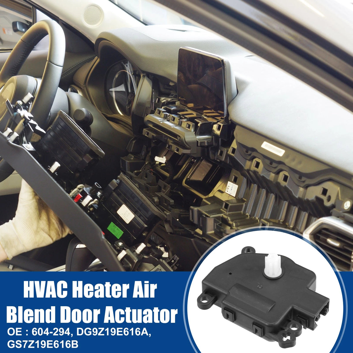 Heater Blend Air Door Actuator 604-294 for Ford Edge