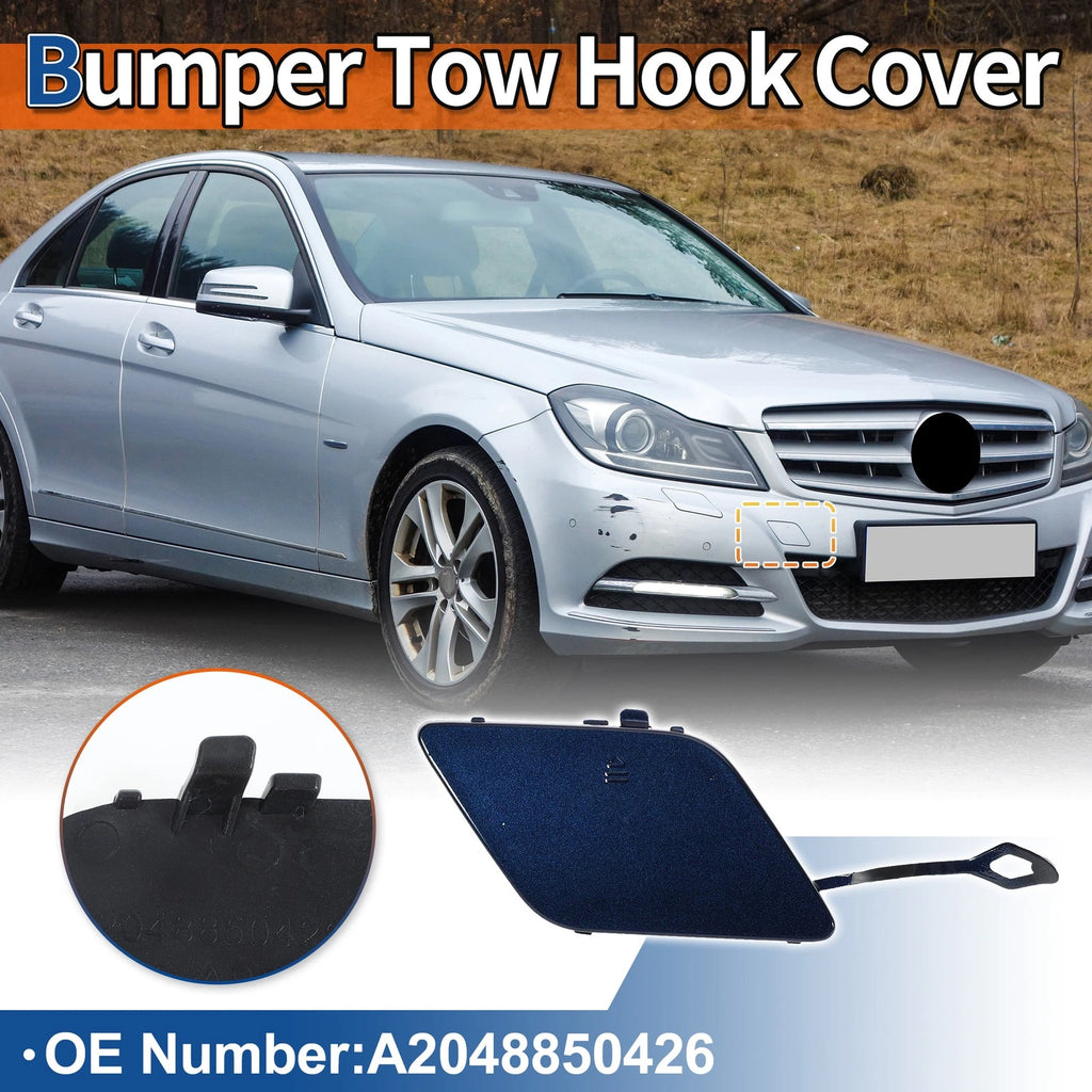 Front Tow Hook Cover Replacement for Mercedes-Benz A-Class (2012–2018)