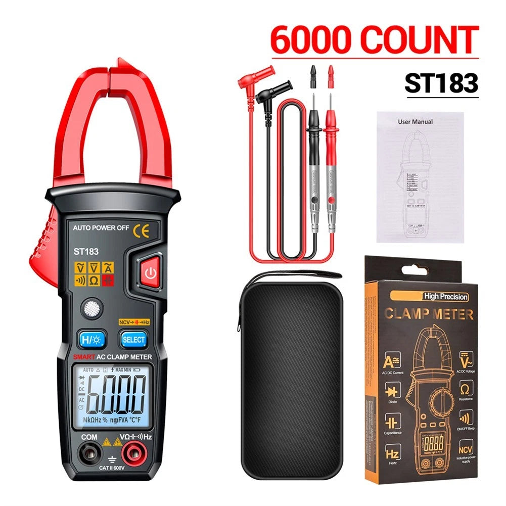 ACDC Clamp Multimeter ST183 for Electrical Tasks