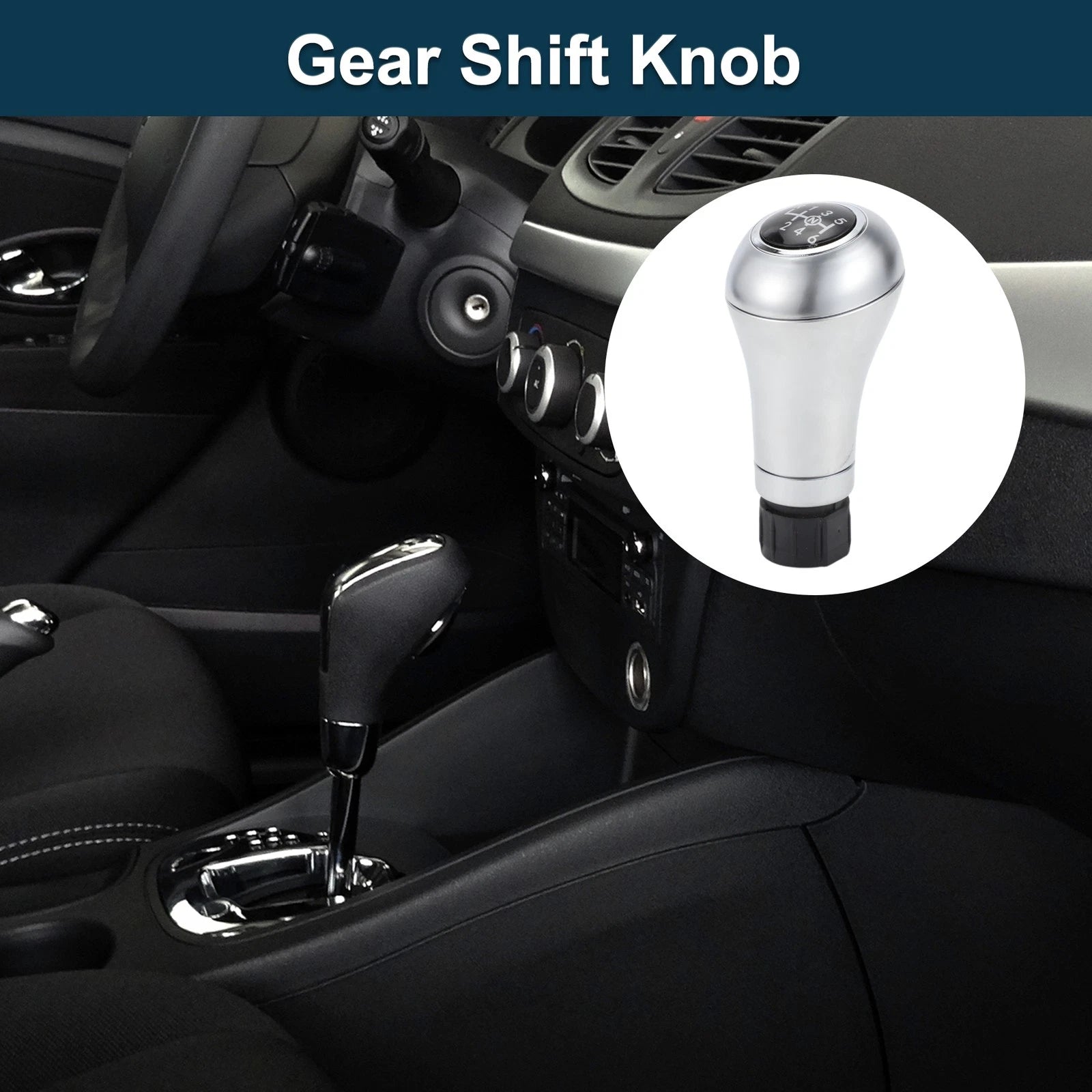6 Speed Manual Shift Knob Aluminum Replacement for Mercedes-Benz C-Class (2000–2023)