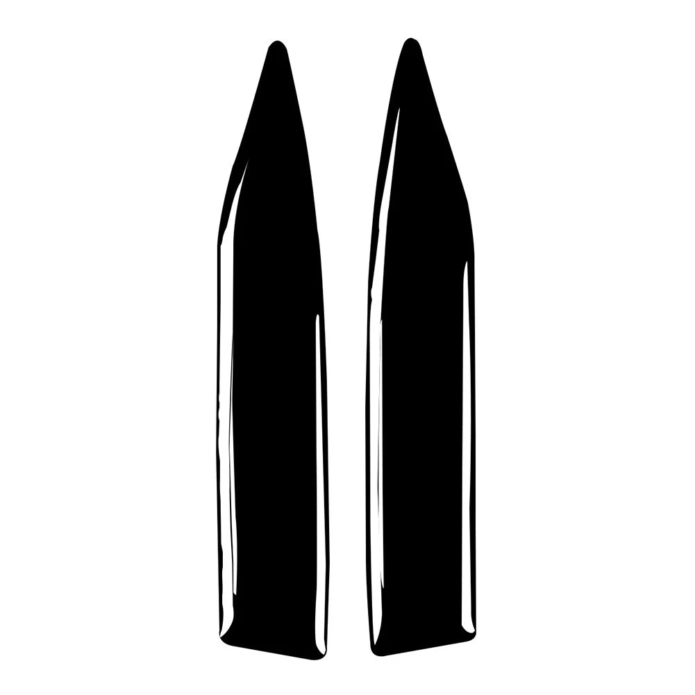 2X Anti-Collision Rearview Side Mirror Protector Trim - Universal Fit