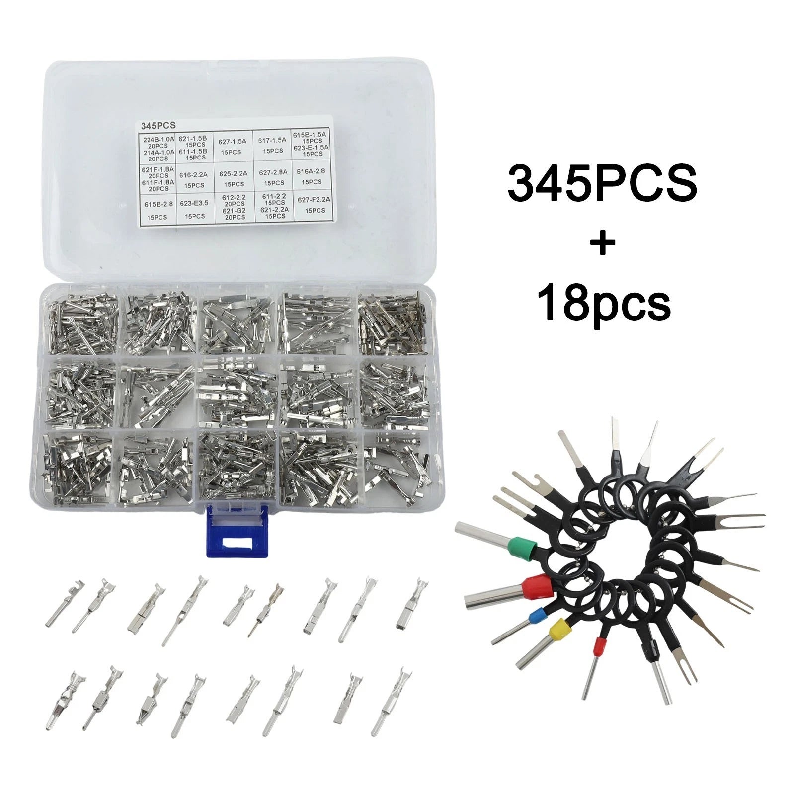 2X Terminal Pins Kit with Removal Tool for Quick Connections