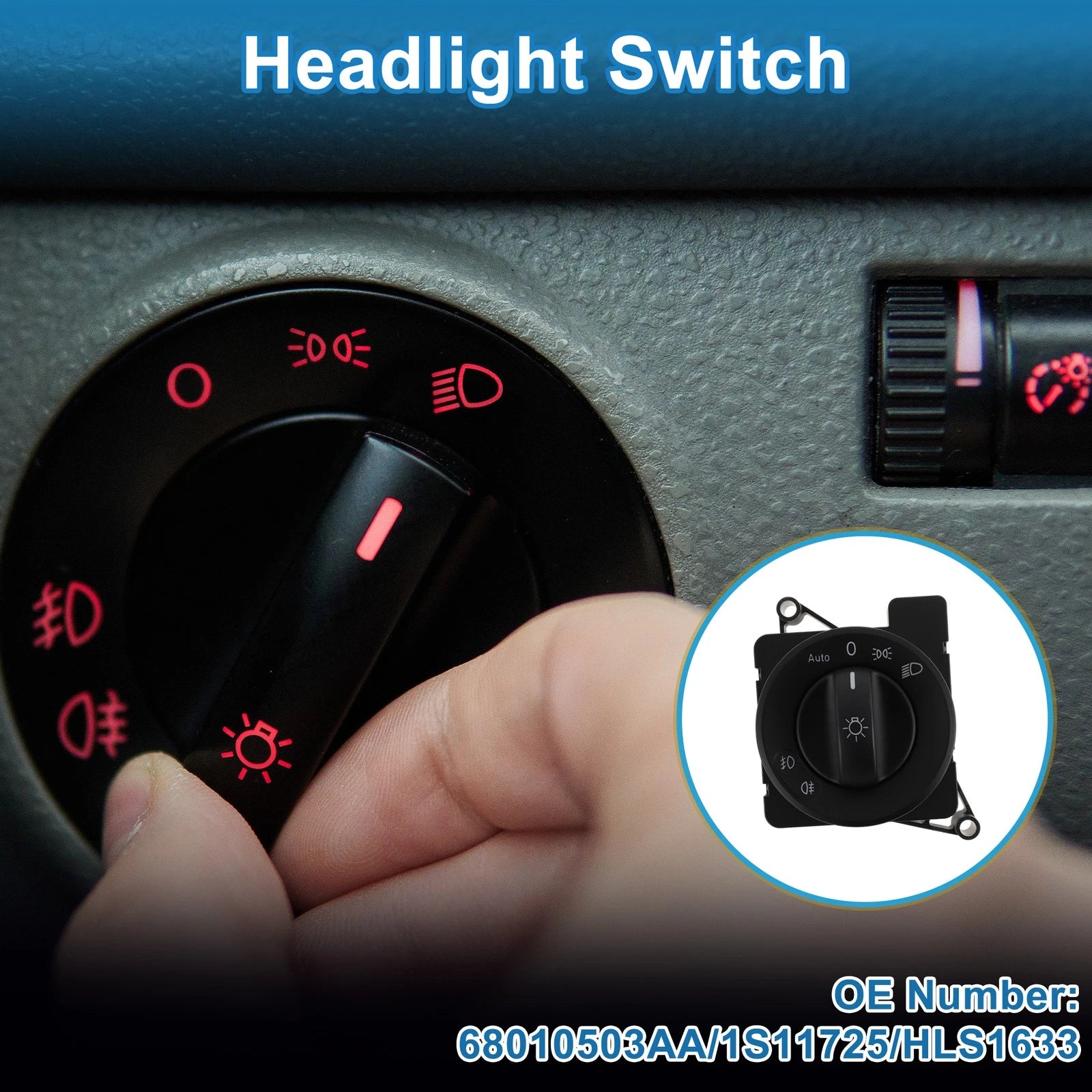 Headlight Switch for Mercedes-Benz Actros Antos Arocs Axor (2007–2009)