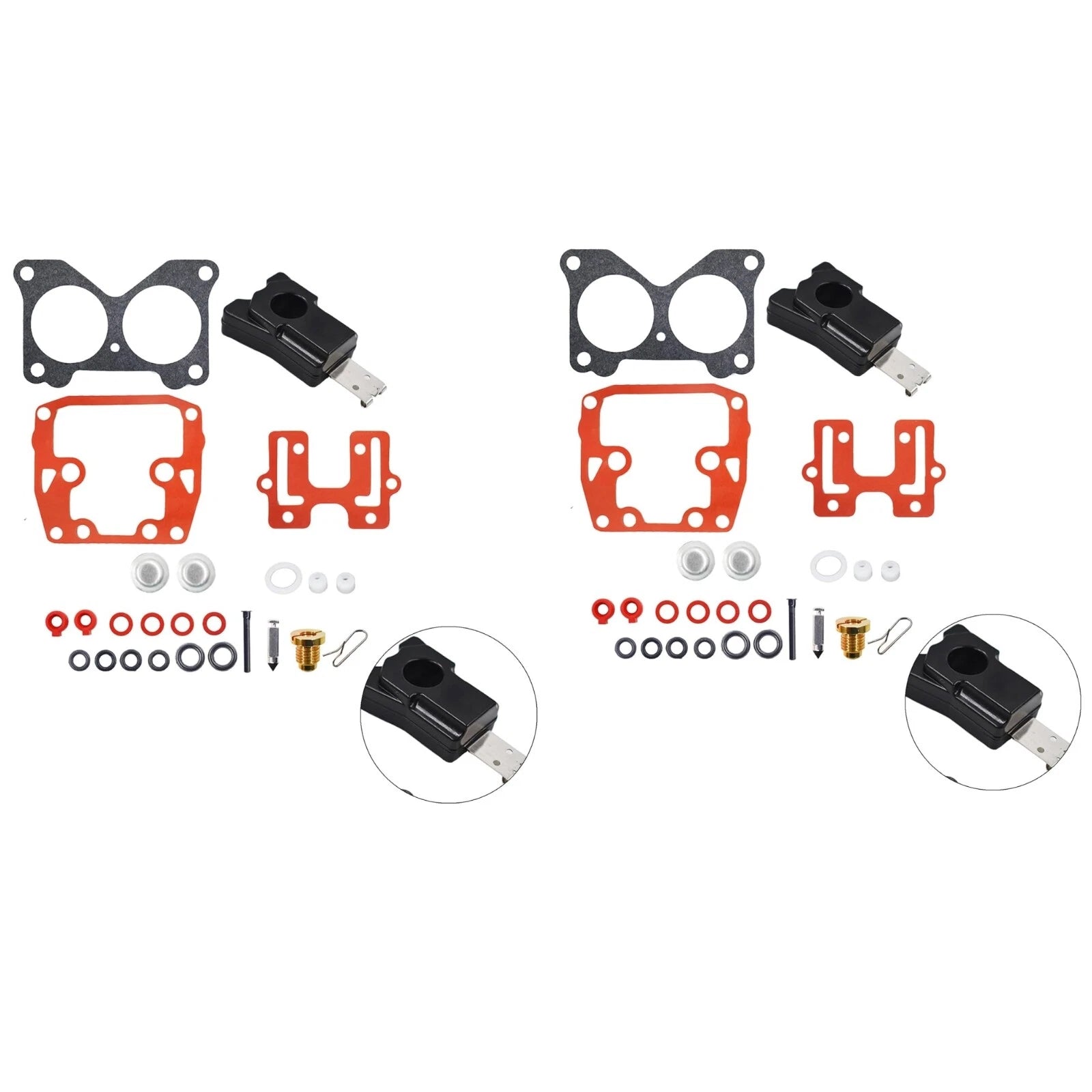 Set of 2 Carb Repair Kits for Johnson Evinrude (439076)