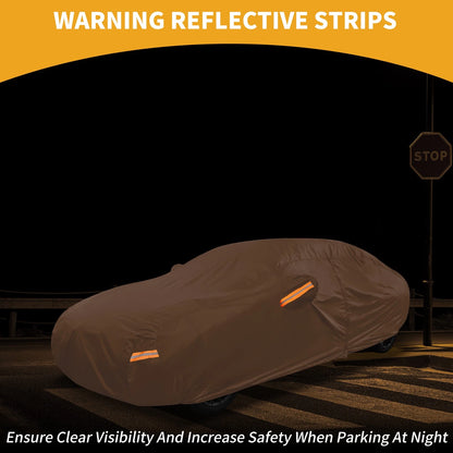 Waterproof Car Cover for Genesis G90 (2017–2023) 210D-PU with Zipper