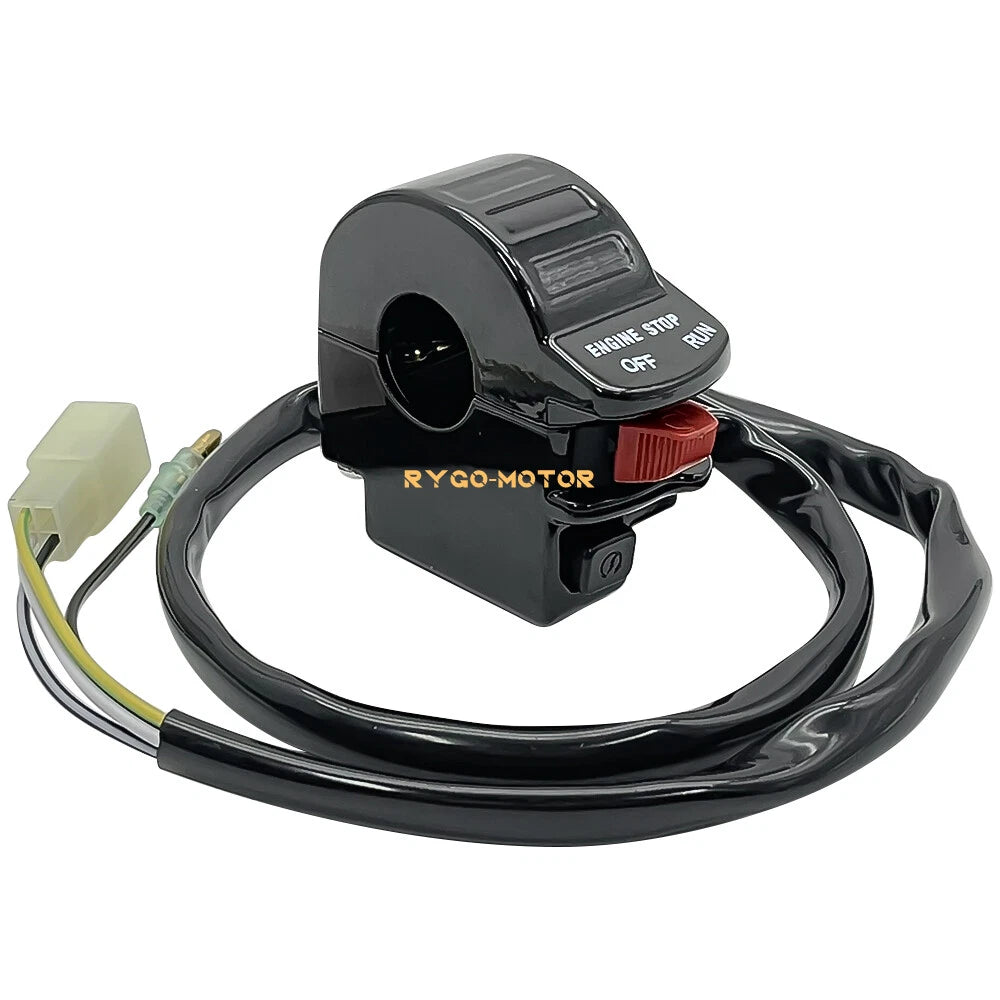 Left Handle Switch Start Kill Stop Button for Suzuki Quadsport 80 LT80 (1987–2006)