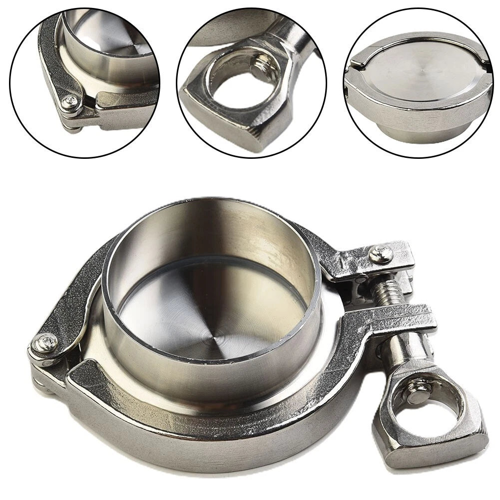 2 End Cap + 2 Weld On Ferrule + 2 Tri-Clamp + 2 Gasket Sanitary SS304 Kit