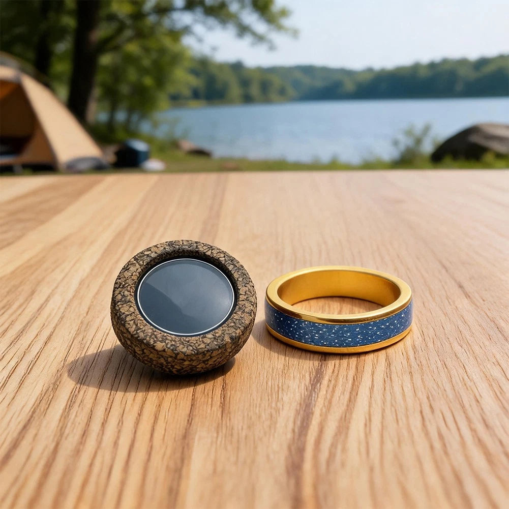 Tail Cap Set for Boat Raft Pole (Rubber Cork + Metal Ring)