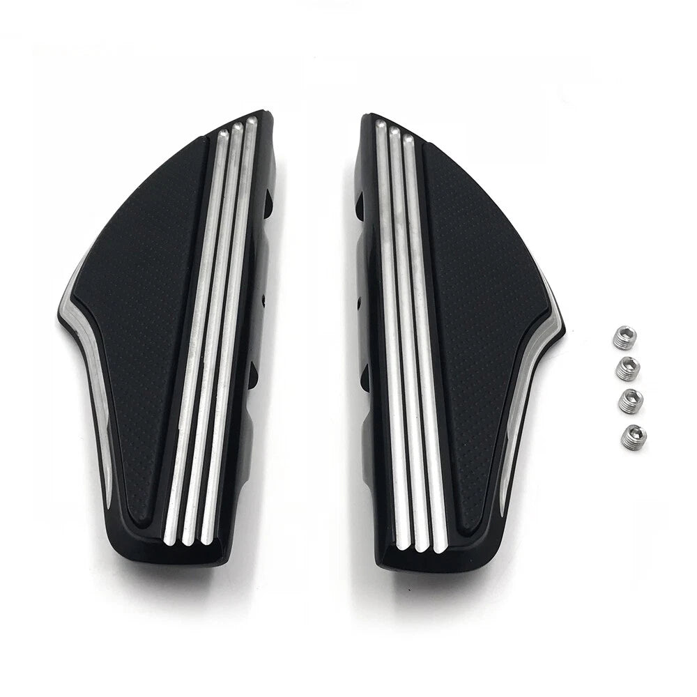 Shark Fin Defiance Footboard Set for Harley Dyna (2012–2016) Softail (2000–2017)