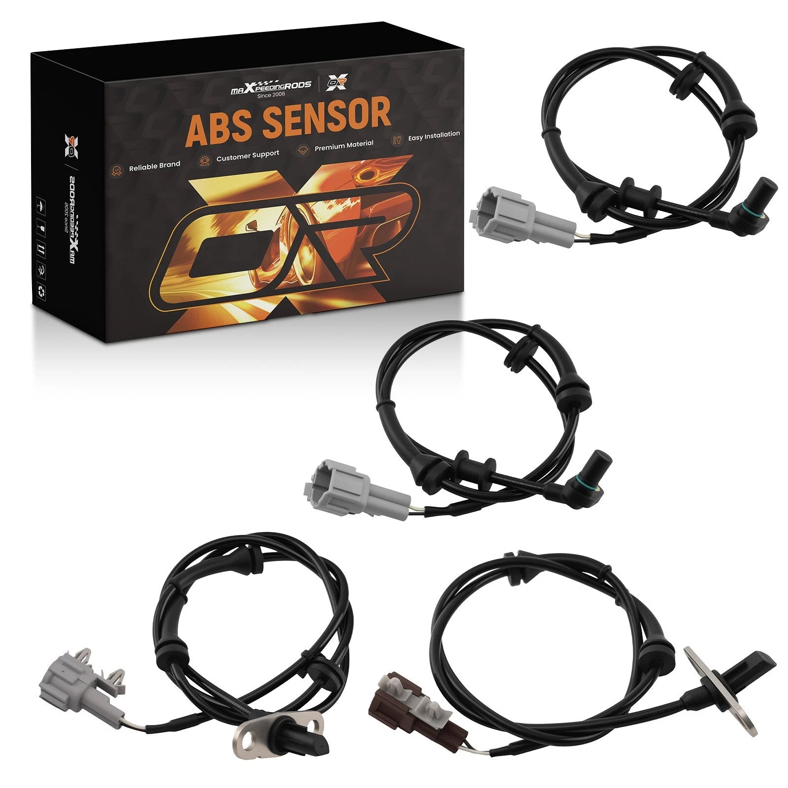 4X ABS Wheel Speed Sensor for Nissan Xterra (2000–2004)