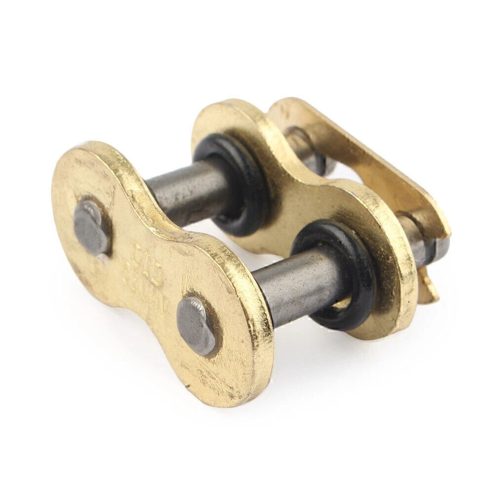 DID Motorcycle 530HV Master Chain Connector Link O-rings Gold for Honda