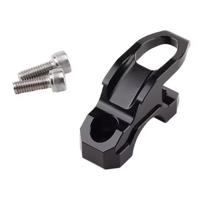 Scooter Brake Pump Holder Clamp Bracket with Helmet Hook for Convenient Storage