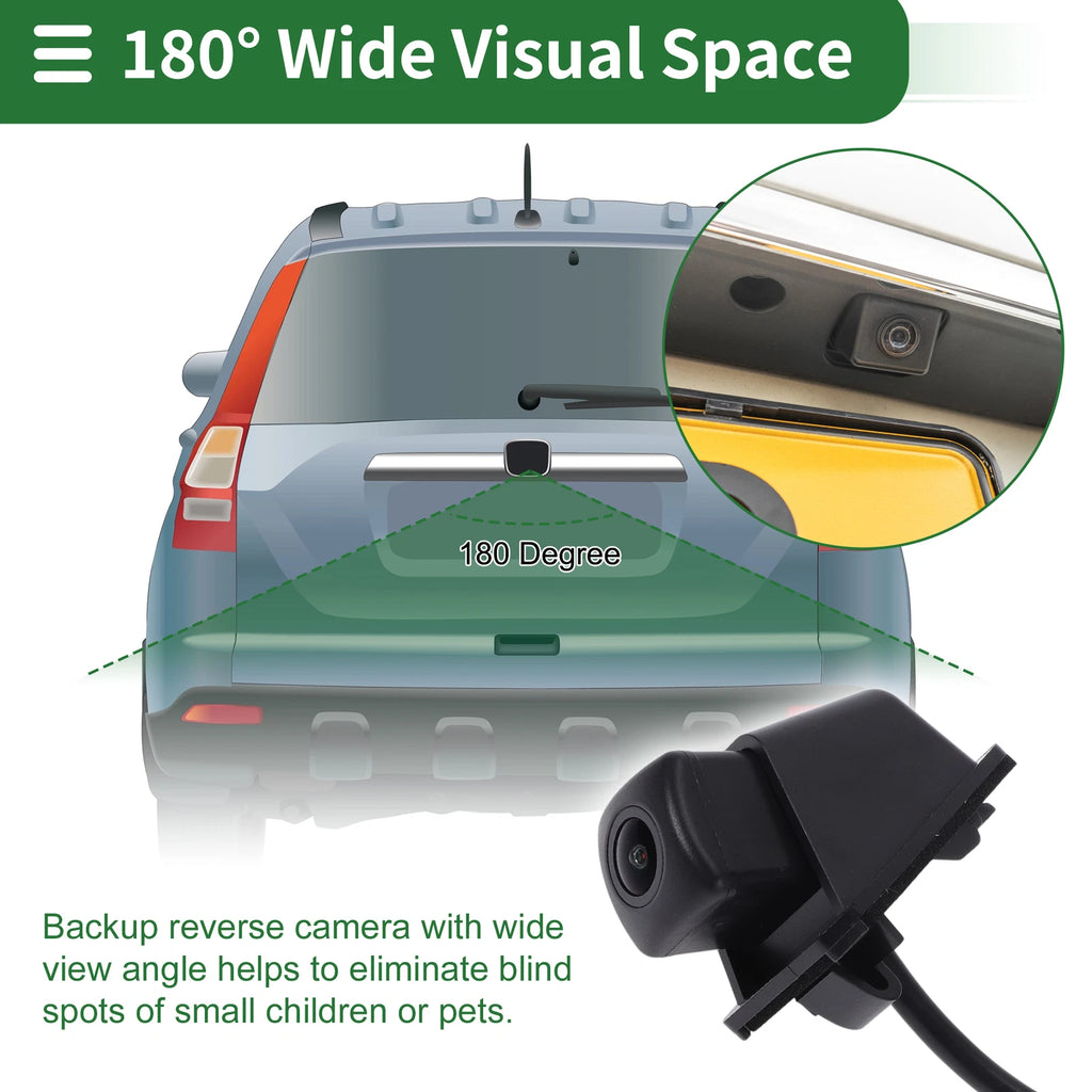 Rear View Camera for Acura RDX (2013–2014) 120-180 Degree