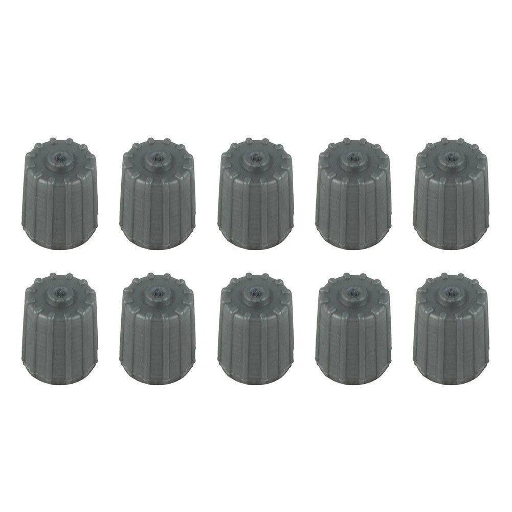 10pcs/bag Plastic Gray Tire Valve Stem for tpms Tire Cap With Gasket Ff2