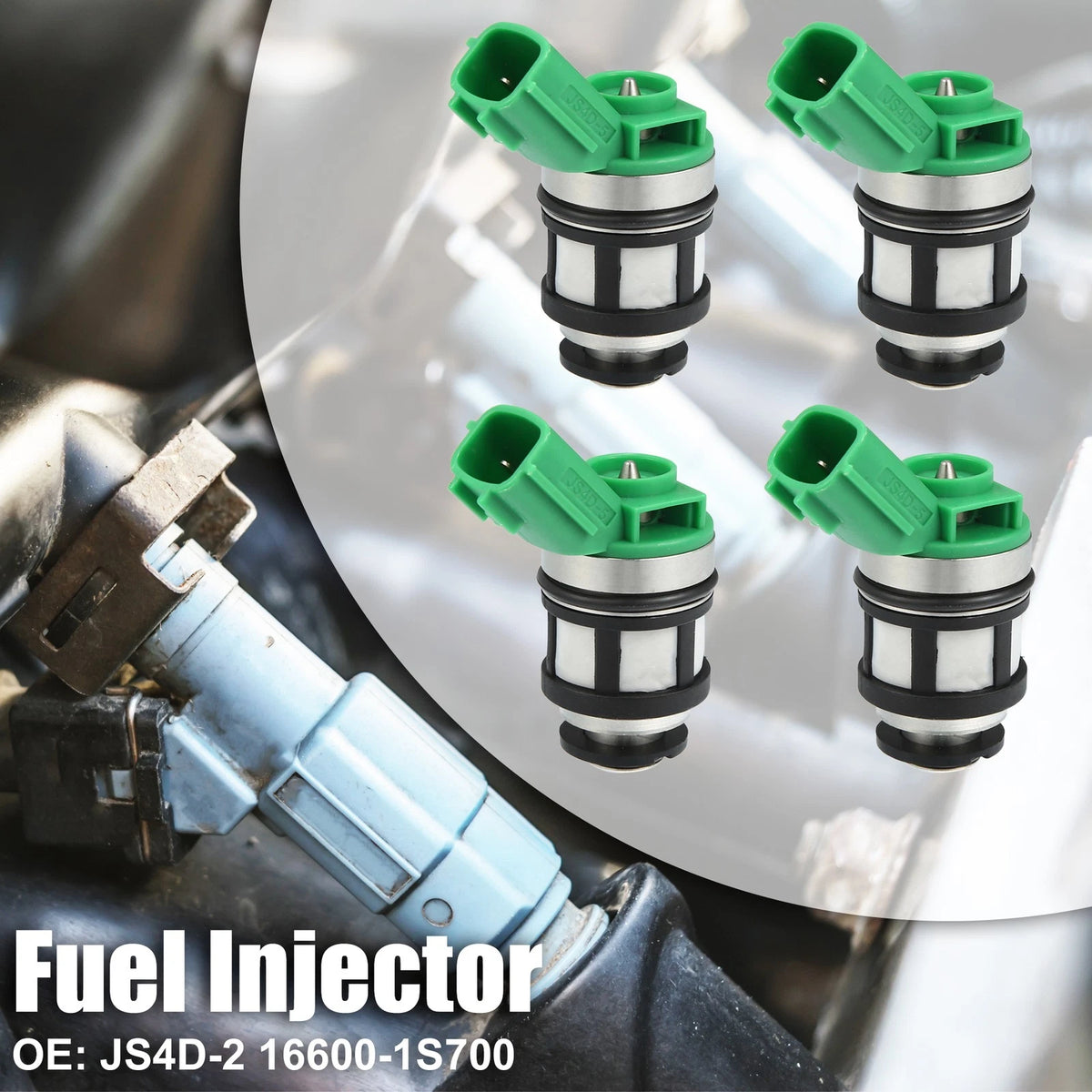 4X Fuel Injector Nozzle JS4D-2 16600-1S700 for Nissan Frontier (2005–2023)