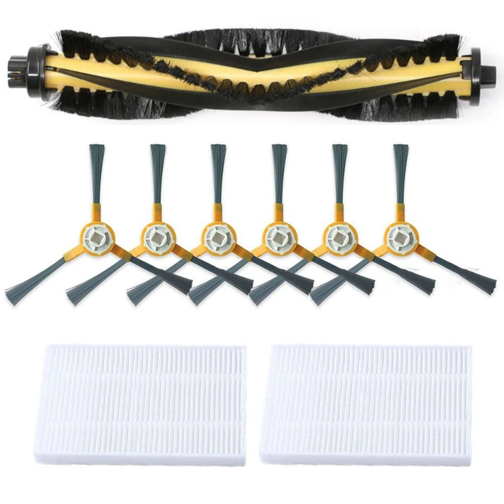 9Pcs Roller Brush Side Brush Filter Kit for Liectroux C30B (2018–2023)