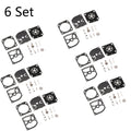 Set of 6 Carburetor Repair Kits for Stihl HS45 FS55 FS38 BG45 (RB-100)