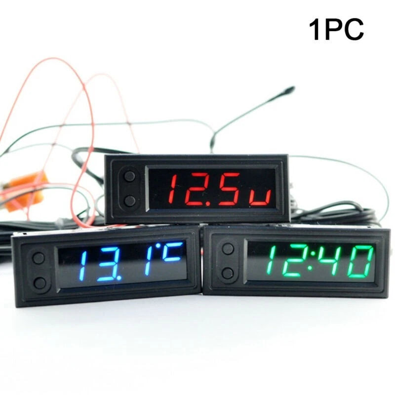 1 Pcs LED Digital Voltmeter for Car (DC 5-27V)