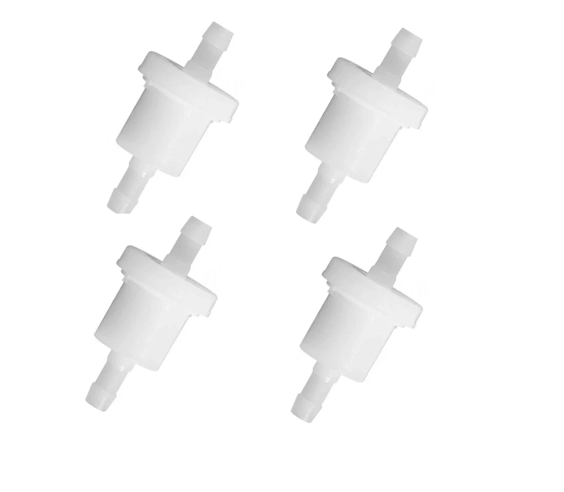 Set of 4 Inline Fuel Filters for Yamaha 4hp 6hp 9.9hp Outboard (646-24251-02)