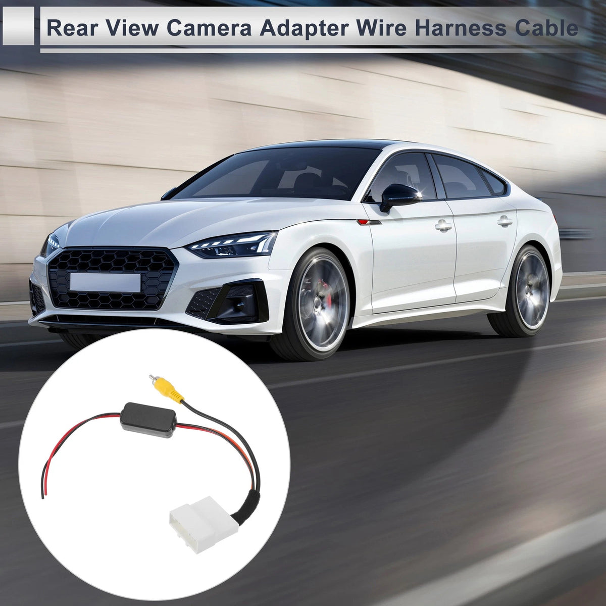 Rear View Camera Adapter Wire Harness Cable for Nissan Rogue (2011–2013)
