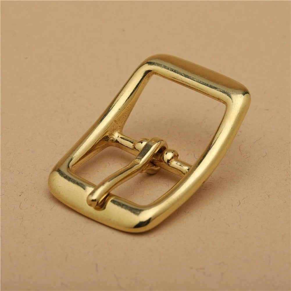 Adjustable Brass Buckle for Leather Belts (13mm, 16mm Width)