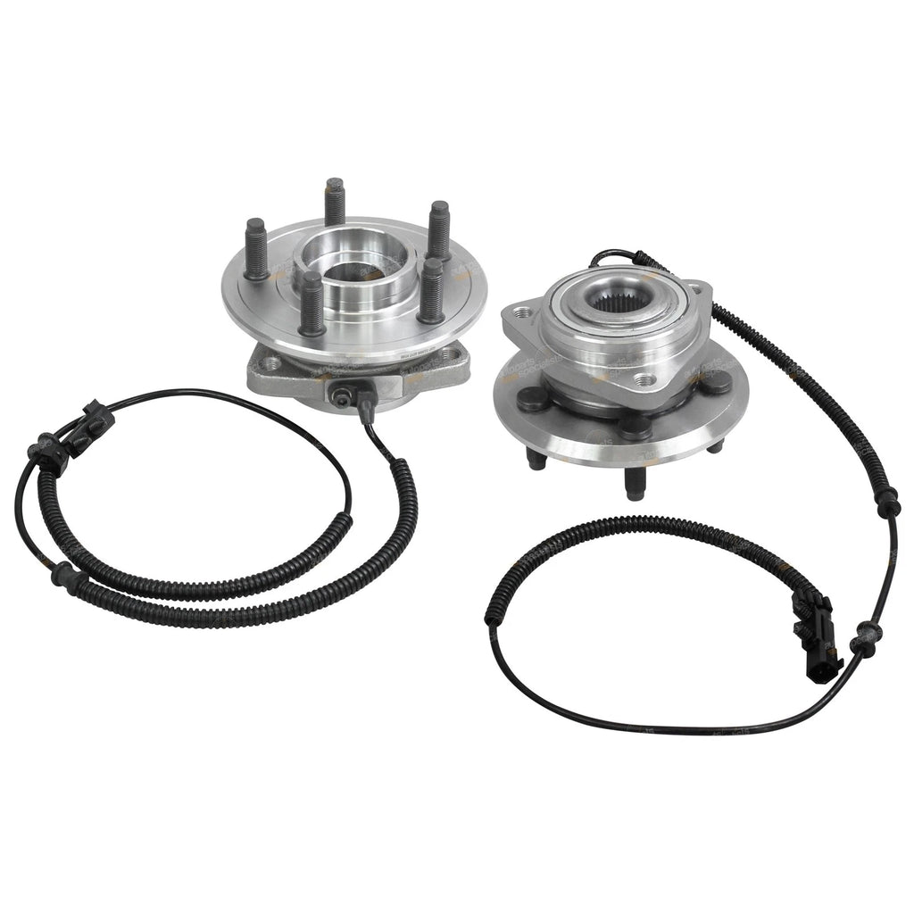 2x Front Wheel Bearings/Hubs for Dodge Nitro KA (2007–2010) ABS