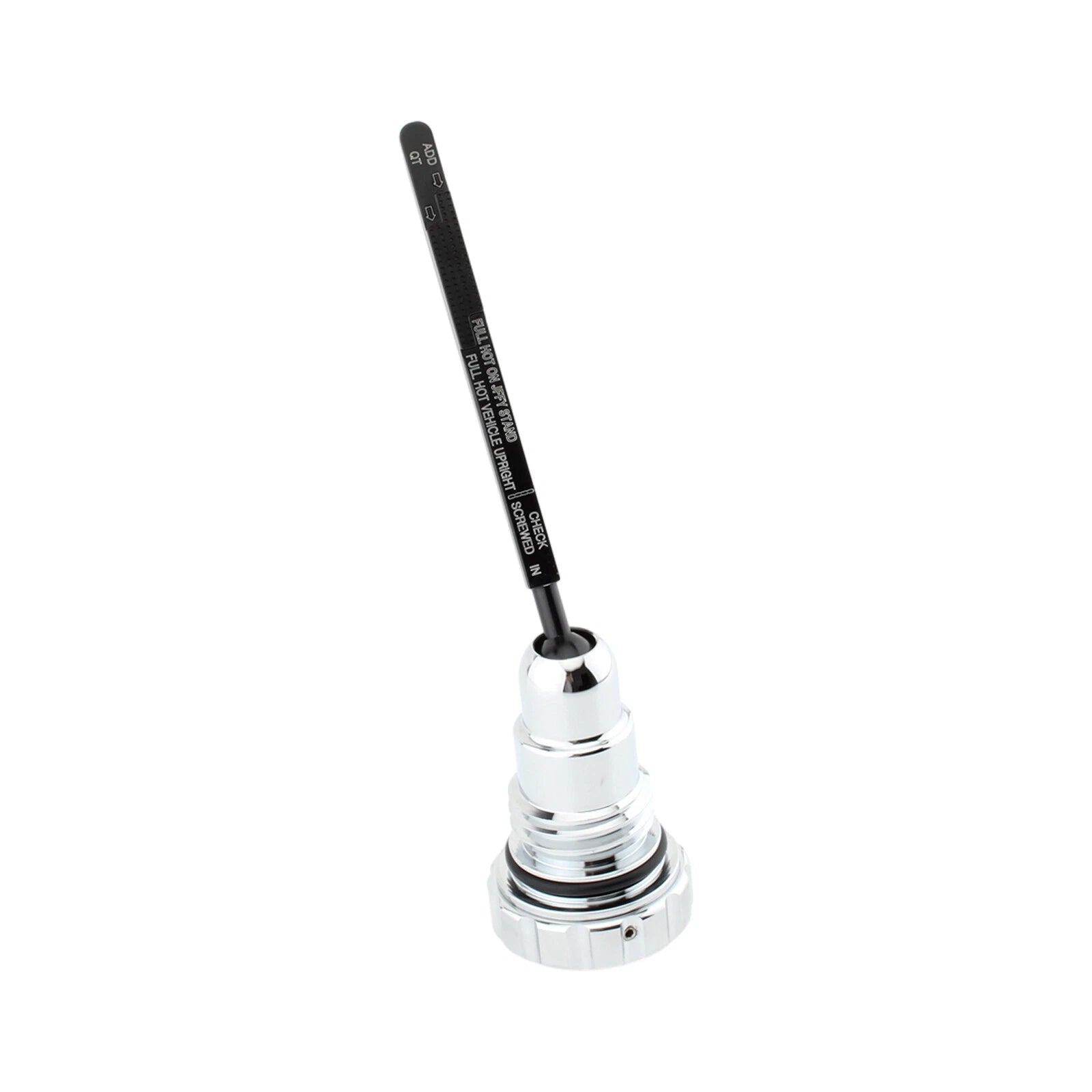 Oil Dipstick Tank Cap Plug for Touring FLH/T (2007–2016) Silver T9