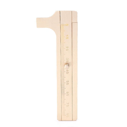Mini 80mm Metal Brass Callipers Solid Vernier Gauge Measuring Tool for Jewellery