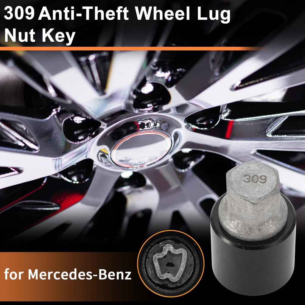 Wheel Lock Lug Nut Replacement for Mercedes-Benz (2003–2020)