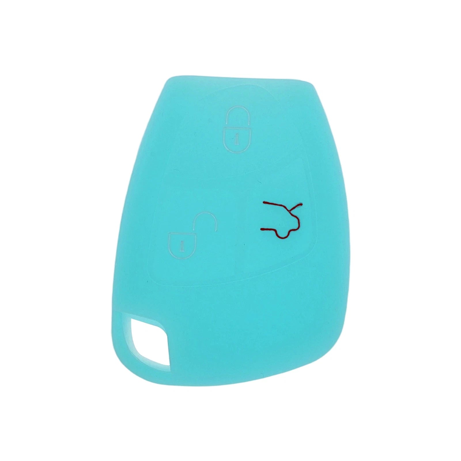 Car Key Case Cover Replacement for Mercedes-Benz C-Class W203 W204 (2000–2014)