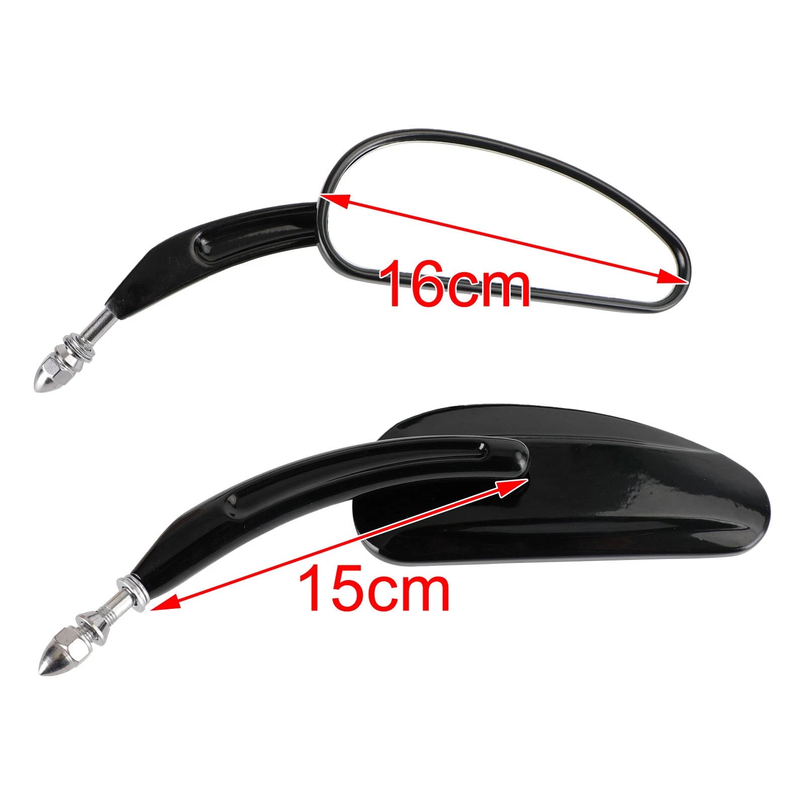 Rearview Mirrors for Harley Sportster XL 883 1200 Custom XLX XR 1000 (2004–2023)