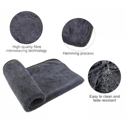 3PC Microfiber Towels 40x60cm for Car Washing and Home Use