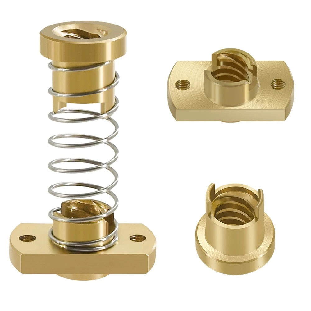 Anti-backlash nut for 2mm pitch 8mm diameter