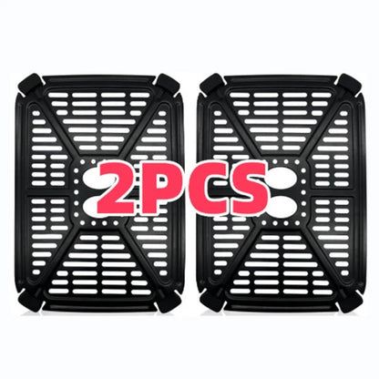 Double Pot Support Plate for Air Fryer (Stainless Steel)