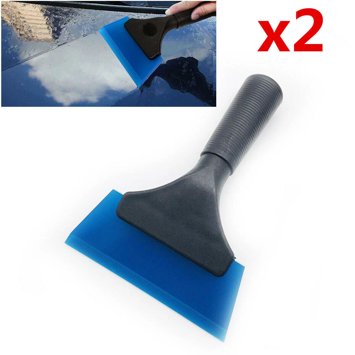 2X Window Tint Vinyl Squeegee Water Blade Tool for Cars