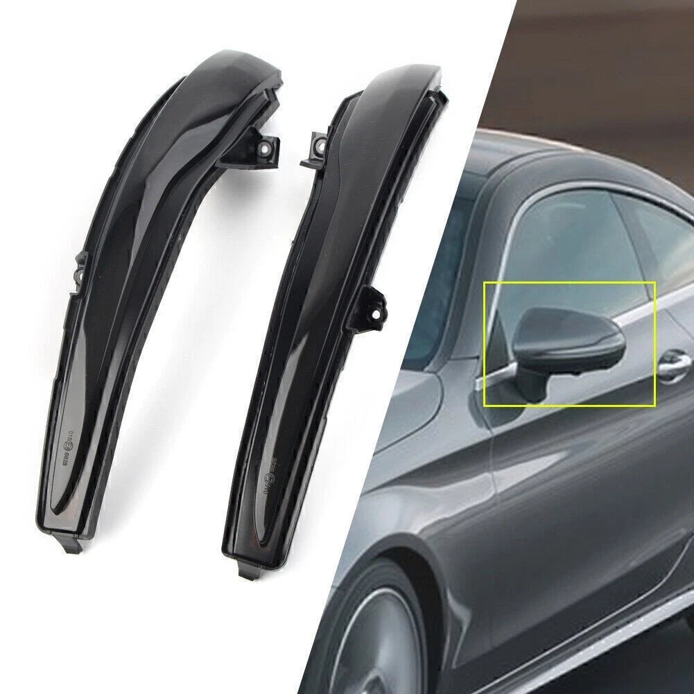 Dynamic Side Mirror Turn Signal Light for Benz C E S V GLC Class (2015–2018)